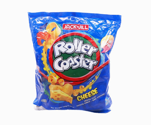 Jack n Jill Roller Coaster Potato Rings Family Pack - Cheese (5s x 18g – Piece)