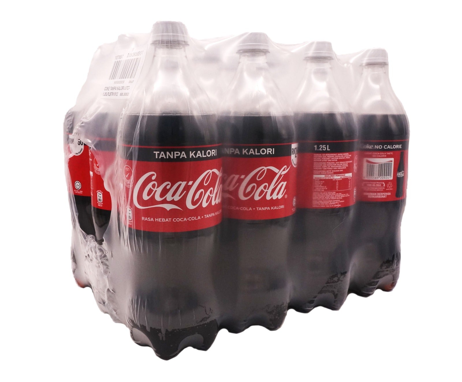 Coca Cola No Sugar Bottle (12 x 1.25L – Carton)