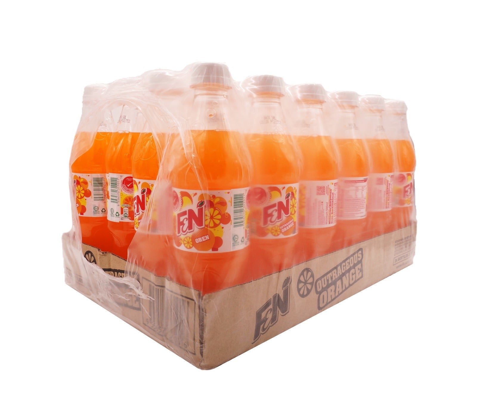 F&N Orange Bottle (24 x 500ml – Carton)