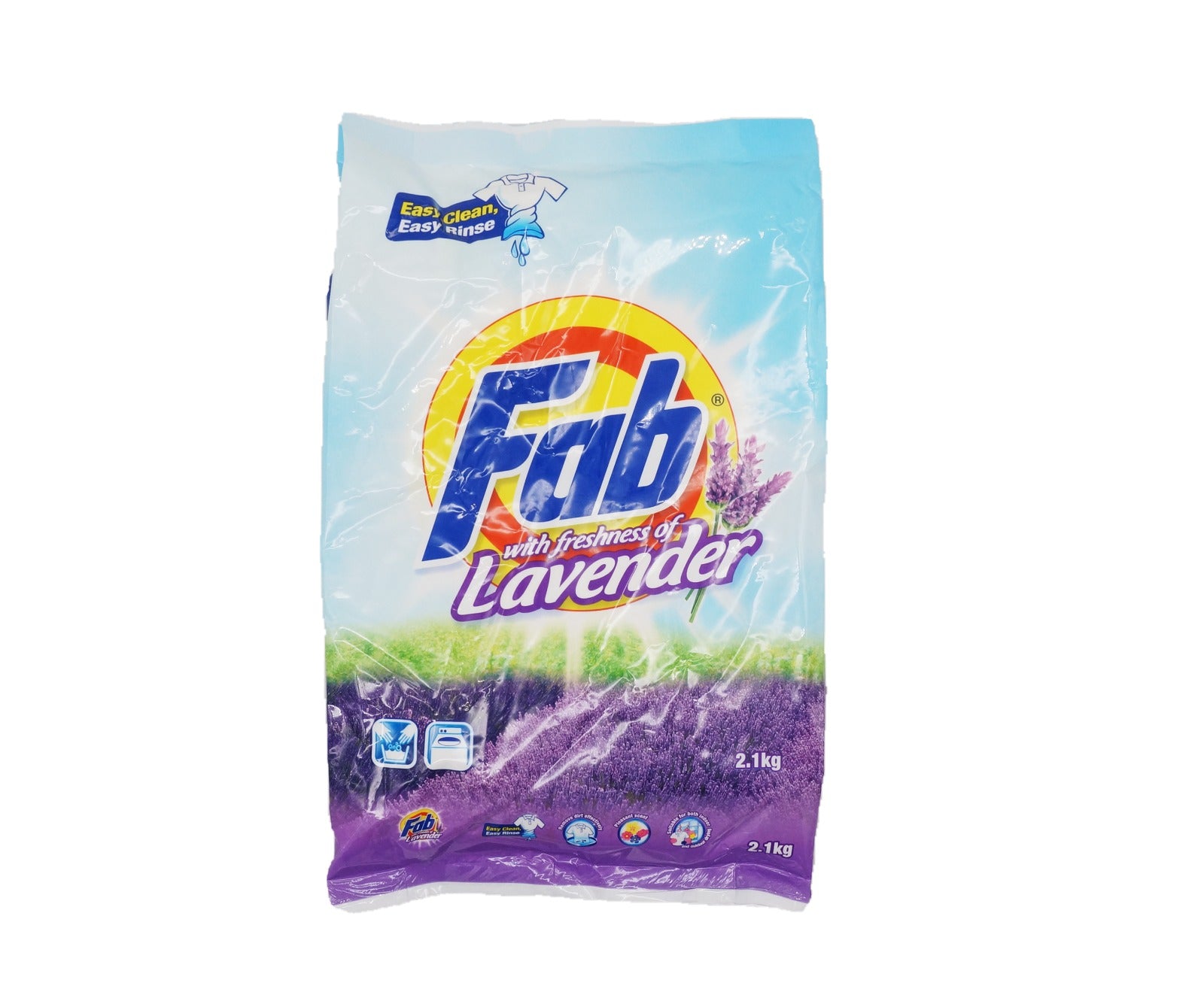 Fab Detergent Powder - Lavender (1.9kg – Piece)