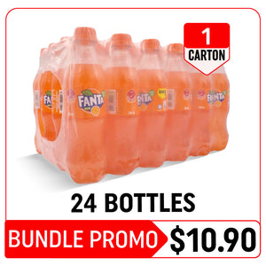 [Hot Deals] Fanta Orange Bottle - 24 Pcs / 1 Ctn (24 x 330ml - Bundle Promotion)