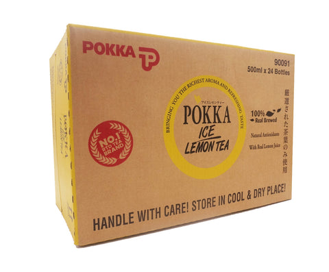 Pokka Ice Lemon Tea Bottle (24 x 500ml - Carton)