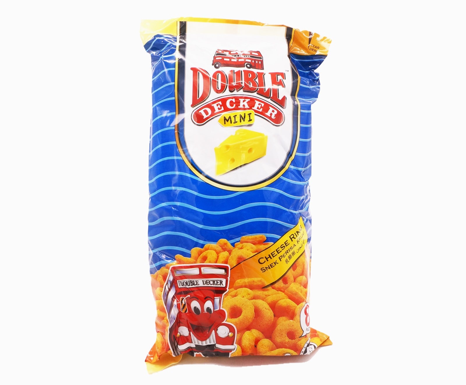 Double Decker Mini Rings Family Pack - Cheese (8s x 15g – Piece)