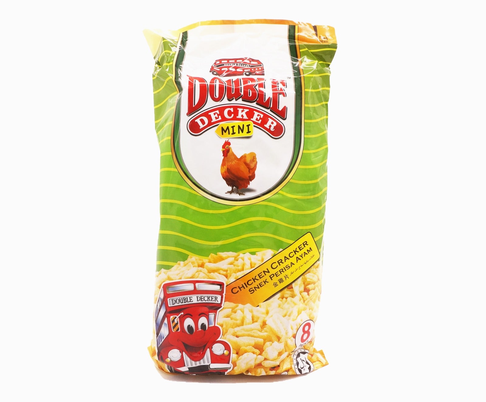 Double Decker Mini Crackers Family Pack - Chicken (8s x 10g – Piece)