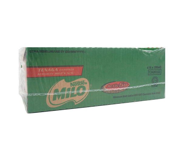 Nestle Milo UHT Packet (4 x 6 x 200ml – Carton)