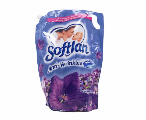 Softlan Anti-Wrinkles Fabric Conditioner Refill Pack - Lavender Fresh (1.4L – Piece)