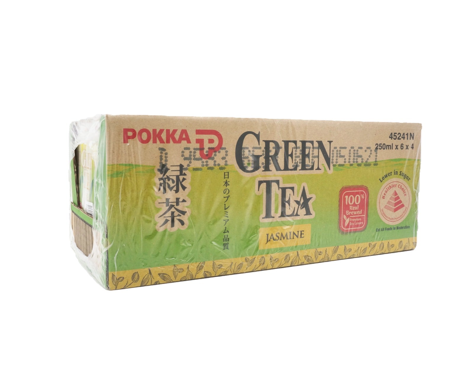 Pokka Green Tea Packet (4 x 6 x 250ml - Carton)