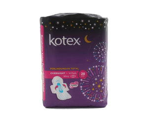 Kotex Soft & Smooth Overnight Wing Pads - 28cm (14s x 11.85g – Piece)