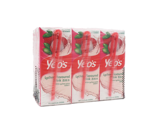Yeos Lychee Drink Packet (4 x 6 x 250ml - Carton)