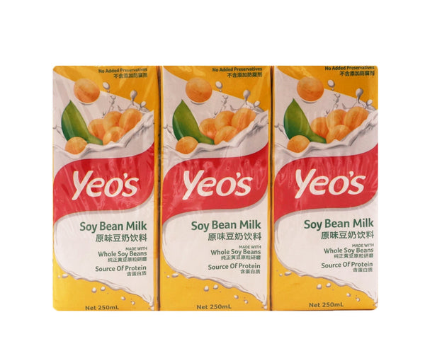 Yeos Soy Bean Milk Packet (4 x 6 x 250ml - Carton)
